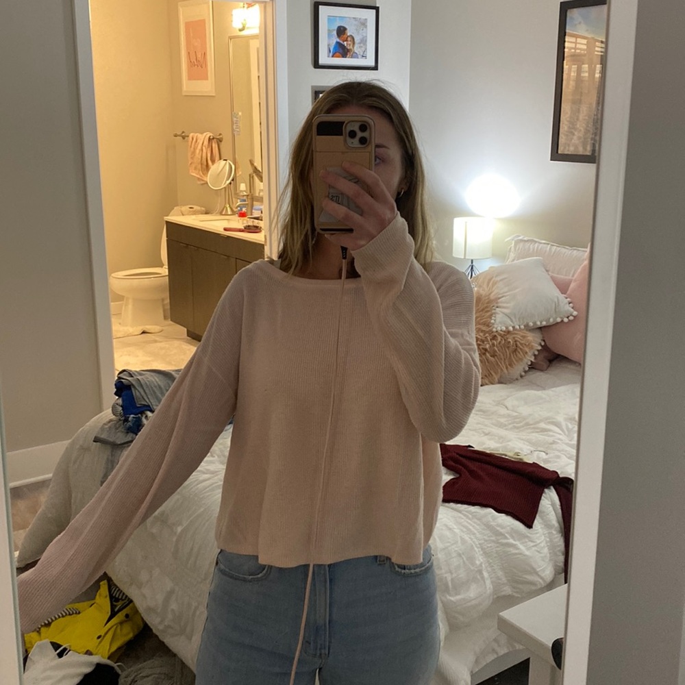 Garage Pink Knit Sweater